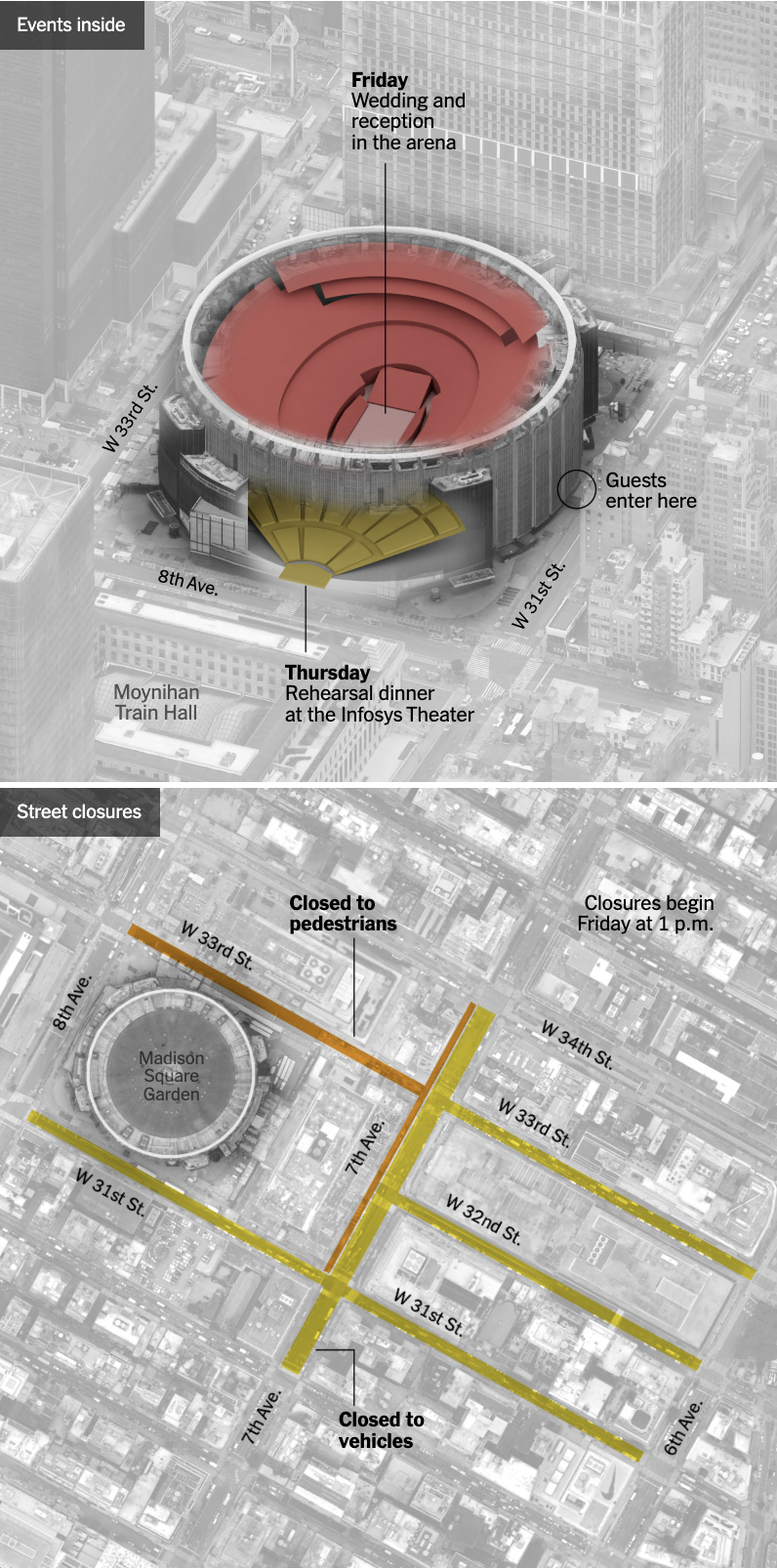 Taylor Swift wedding at Madison Square Garden